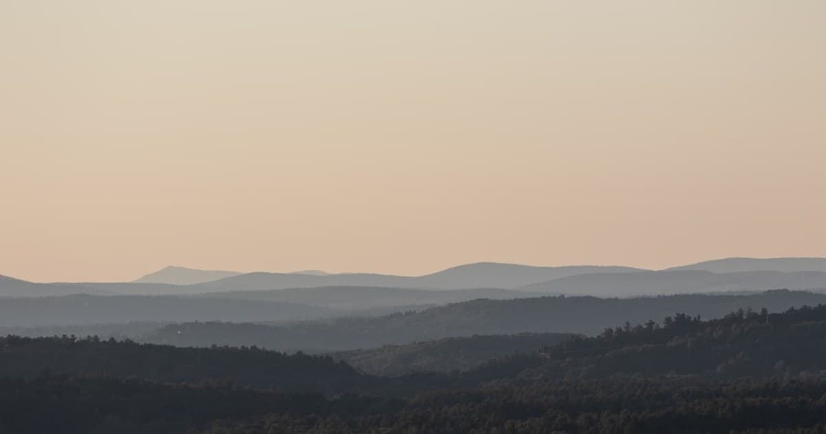 Rolling Hills of Harvard at Sunset