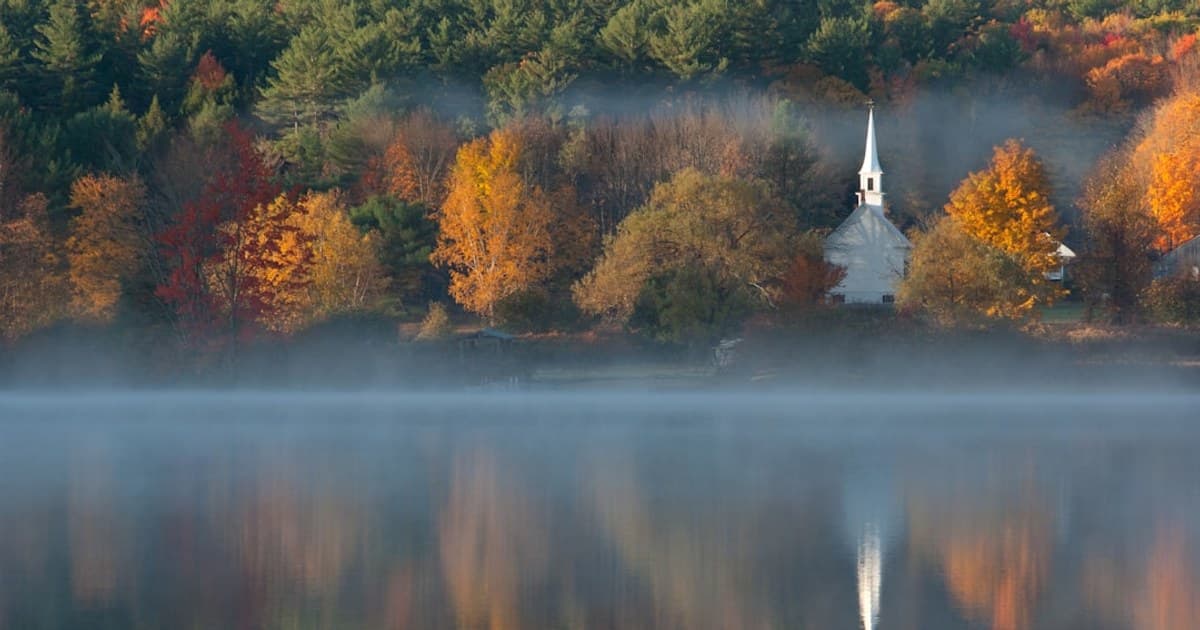 This is the classic shot of The Little White Church in Eaton, New Hampshire, as seen from the far side of Crystal Lake. Quintessential New England! I drive past this scene often on my commute to work (27 miles, two traffic lights) and, as you can imagine, I stop here often.